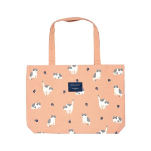 Bolso bandolera gato rosa denim