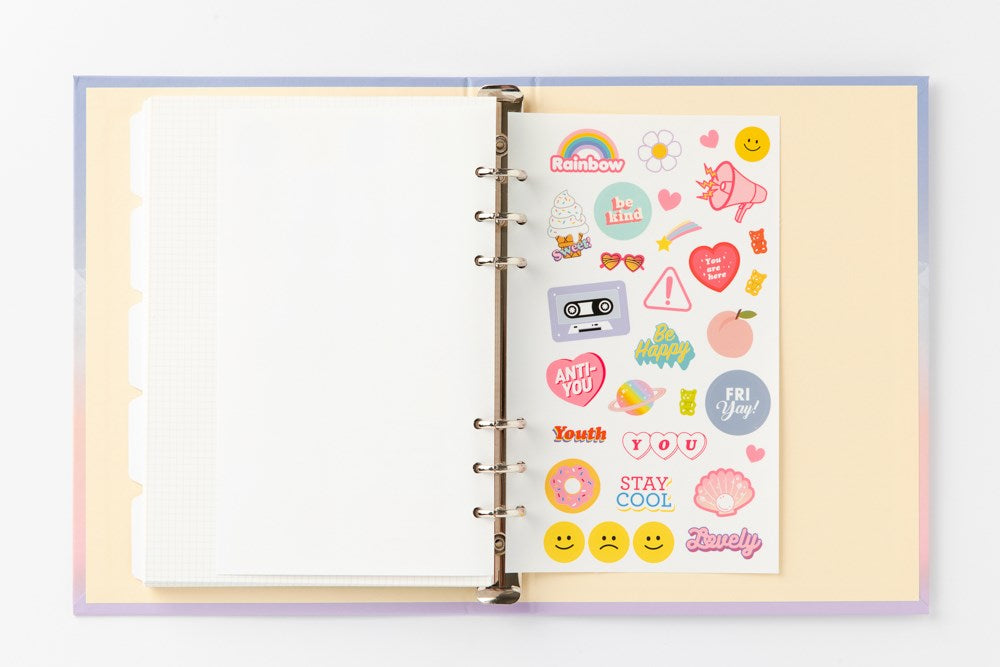 Carpeta con soperadores y Stickers Good Things!