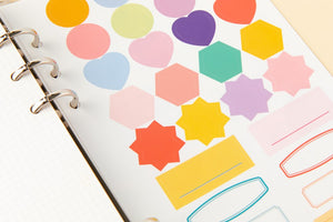 Carpeta con soperadores y Stickers Good Things!